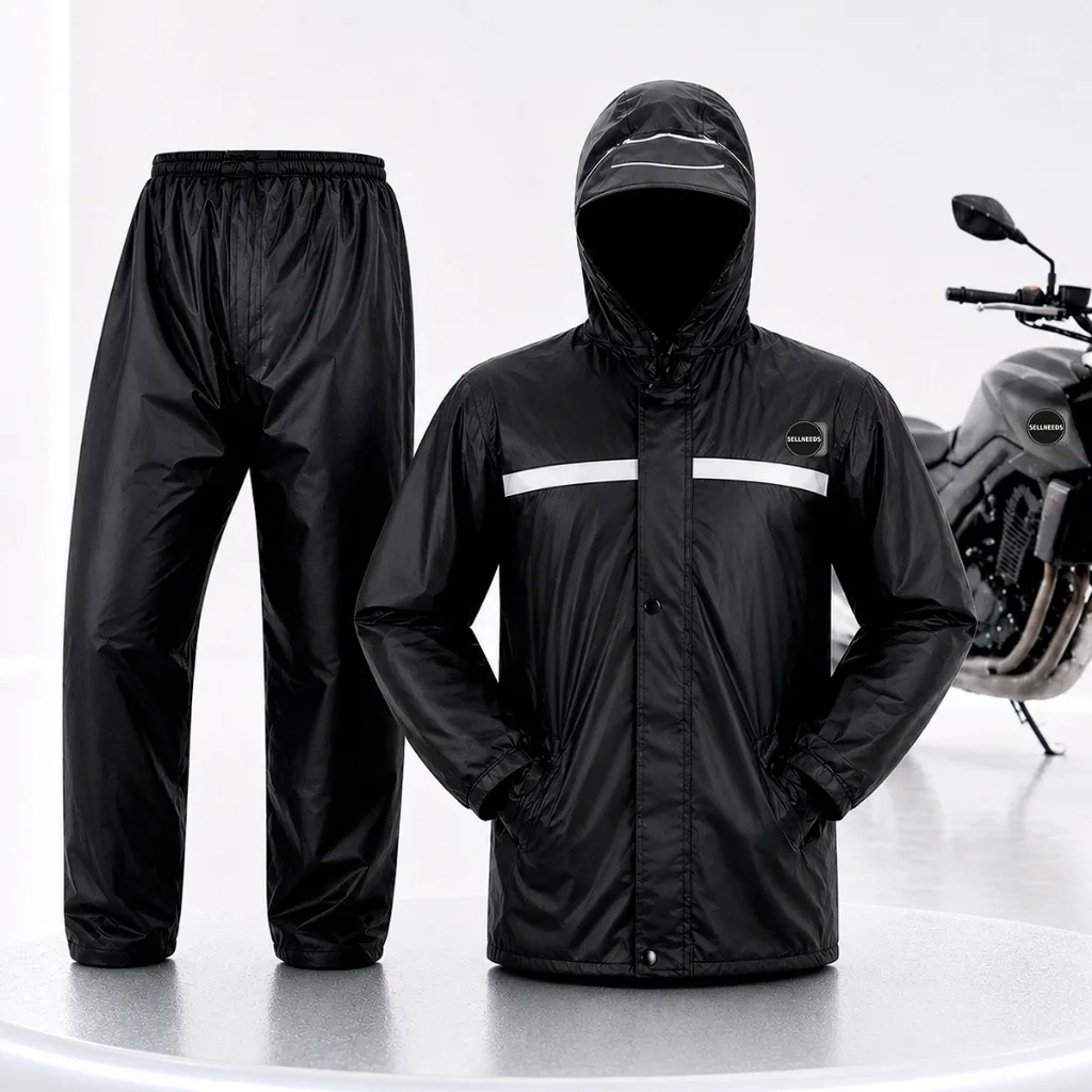 Capa De Chuva Moto Motoqueiro Impermeável Reforçada