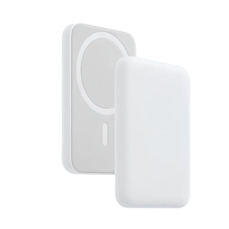 Carregador Portátil 5000Mah Sem fio Para iPhone Indução Bateria Carga