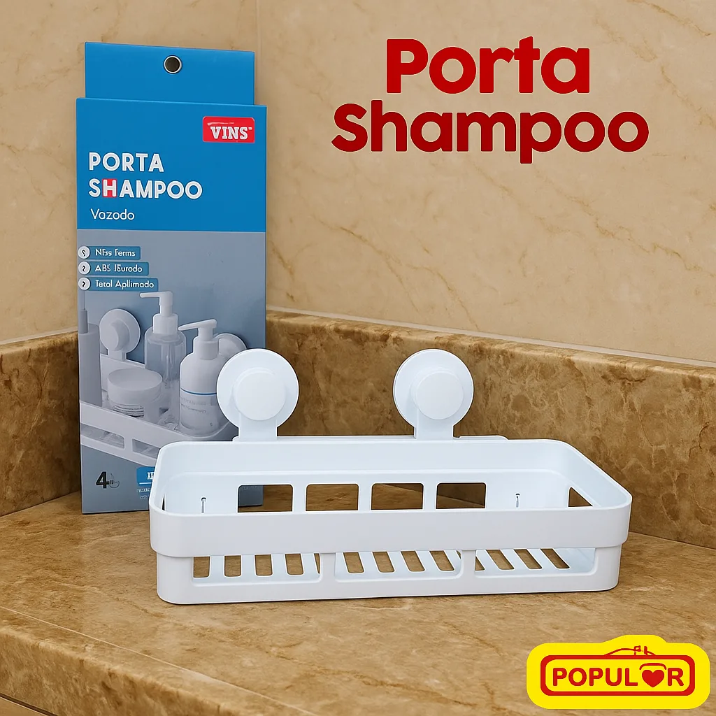 rateleira Suporte Organizador De Parede Alta Resistência e Adesivo Para Shampoo Banheiro e Cozinha