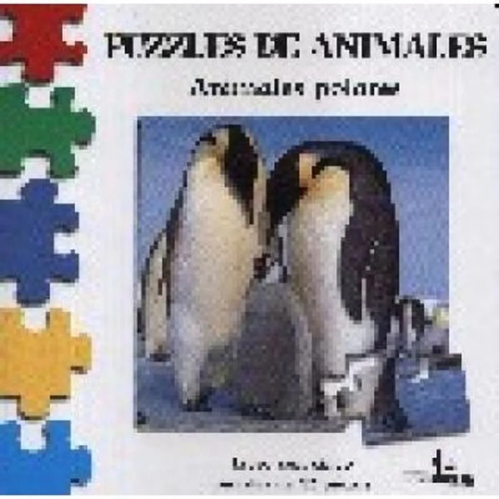 Puzzles De Animales - Animales Polares - Libro Con Cinco Puzzles De 12 Piezas